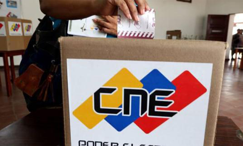 Simulacro electoral en Venezuela