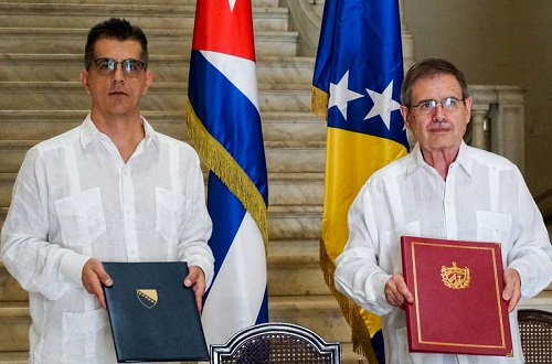 Cuba y Bosnia y Herzegovina abogan por profundizar nexos