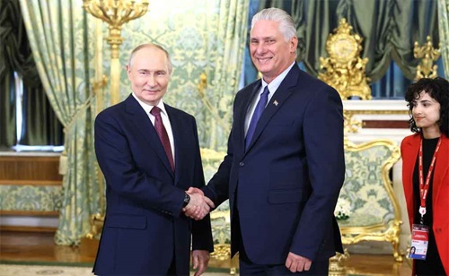 Díaz-Canel y Putin resaltan valor histórico de vínculos ruso-cubanos