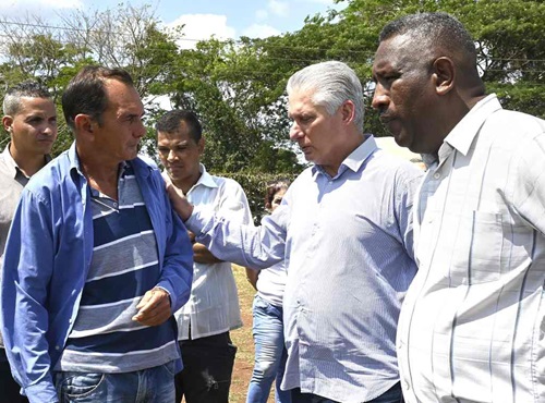 Díaz-Canel inicia visita de trabajo a provincia cubana de Villa Clara