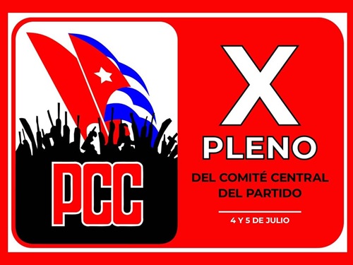 Sesionará X Pleno del Comité Central del Partido Comunista de Cuba