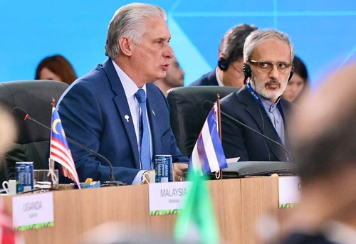 Cuba exhorta a construir un orden internacional más justo en Brics