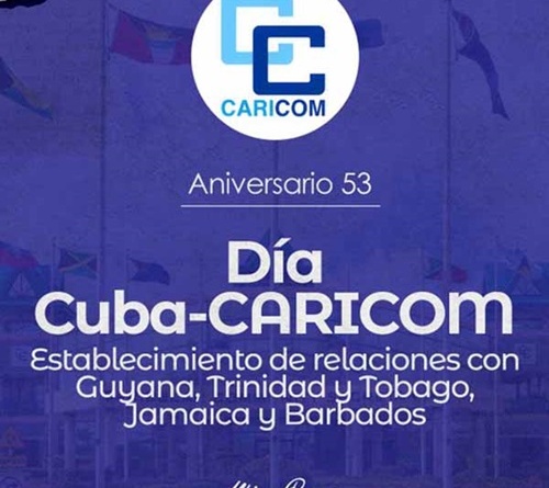 Cuba celebra 53 años de vínculos con naciones caribeñas Cuba celebra 53 años de vínculos con naciones caribeñas