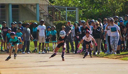 Fiesta sobre patines en San Cristóbal +(Fotos)