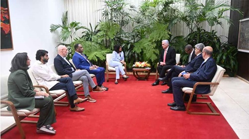 Díaz-Canel denuncia ante congresistas de EEUU daños del bloqueo